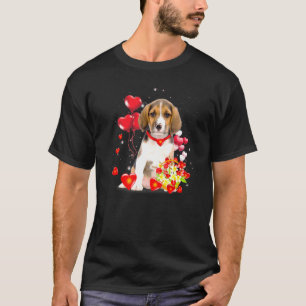Cute Beagles Valentines Day Dog Valentine T-Shirt