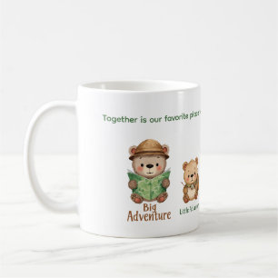 Cute Bear Adventure Family Matching Gift Coffee Mug