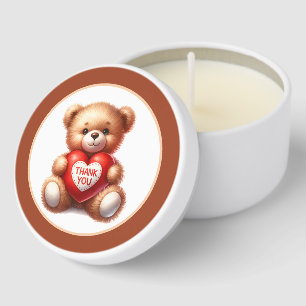 Cute bear any purpose thank you mini candle favors