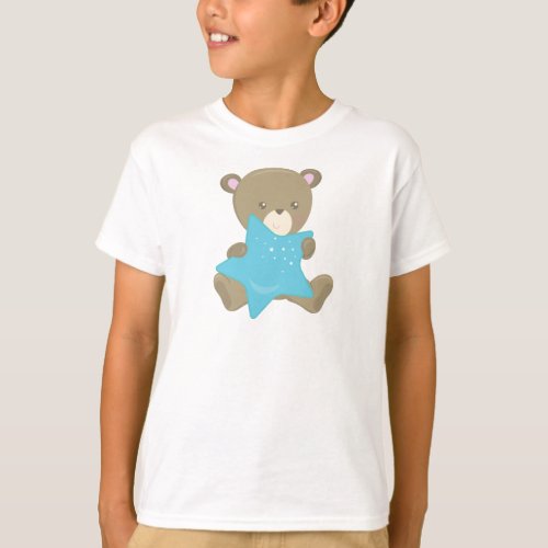Cute Bear Baby Bear Little Bear Bear With Star T_Shirt