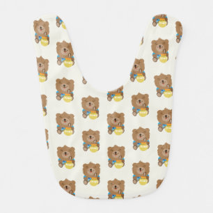 Cute Bear Baby Bib
