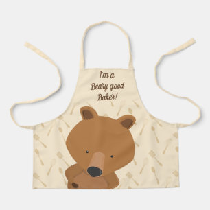 Cute Bear Baker Apron