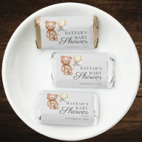 Cute Bear Balloons Baby Shower Script