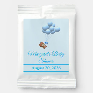 Cute Bear & Balloons Boy Lemonade Drink Mix