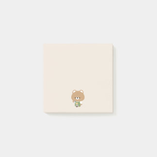 Cute Bear Barista Post-it Notes