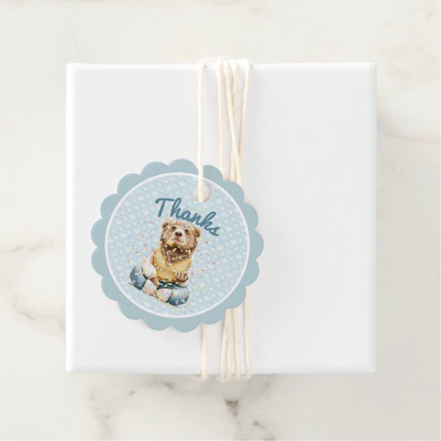 Cute Bear Birthday Favor Tags (In Situ)