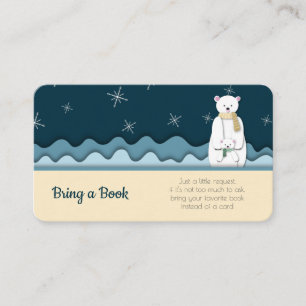Cute Bear Books for Baby Enclosure Card