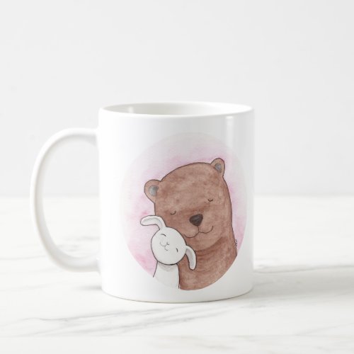 Cute Bear  Bunny Love Couple Mug Animal mug