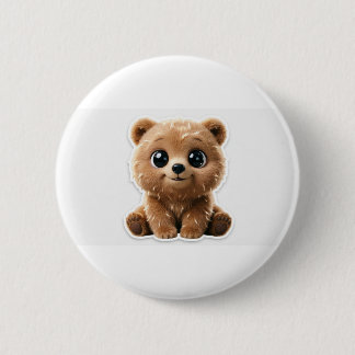 Cute Bear Button