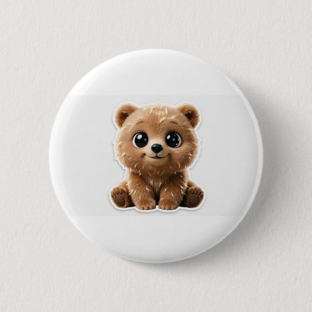 Cute Bear Button (Front)