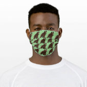 Cute Bear Cartoon Adult Cloth Face Mask (Worn)