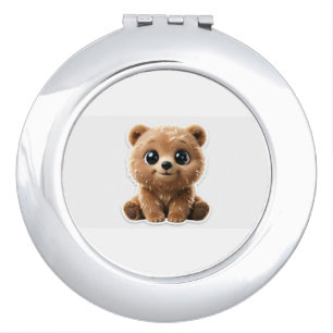 Cute Bear Compact Mirror