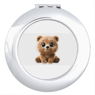 Cute Bear Compact Mirror