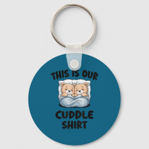 Cute Bear Couple This Is Our Cuddle Keychain