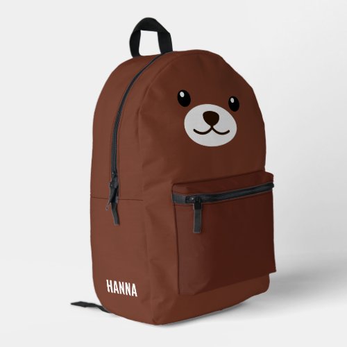 Cute Bear Custom Printed Backpack