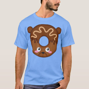 Cute Bear Donut Grizzly Donuts Bears Anime 539  T-Shirt