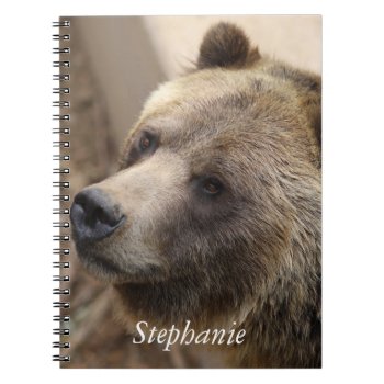 Cute Bear Face Notebook by Brookelorren at Zazzle