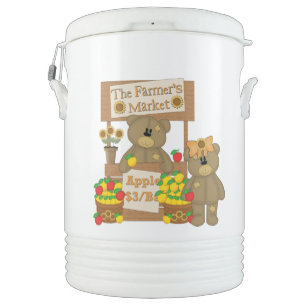 Cute Bear Farmer's Market Cooler