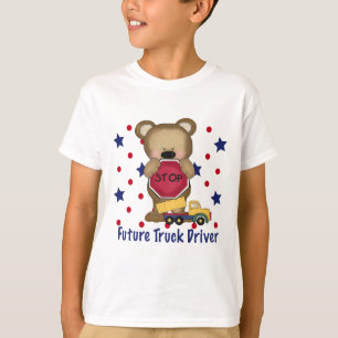 Cute Bear Future Truck Driver T-Shirt