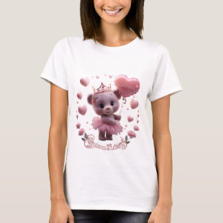 Cute Bear Heart T-Shirt