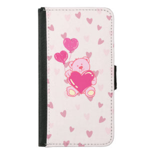 CUTE BEAR HOLD LOVE BALOON - PHONE CASE