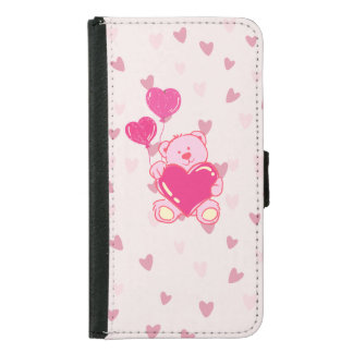 CUTE BEAR HOLD LOVE BALOON - PHONE CASE