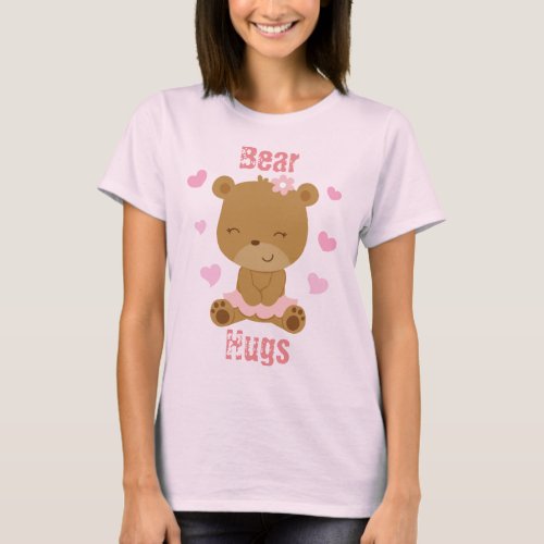 Cute Bear Hugs  Wise Owl T_Shirt
