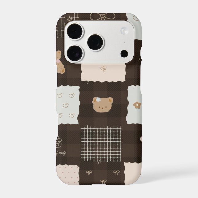 Cute bear 🐻  iPhone case (Back)