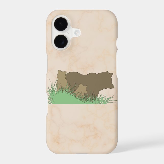 Cute Bear iPhone Phone Case  (Back)