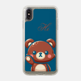 Cute Bear iPhone Speck Case – Teal Blue Teddy Bear
