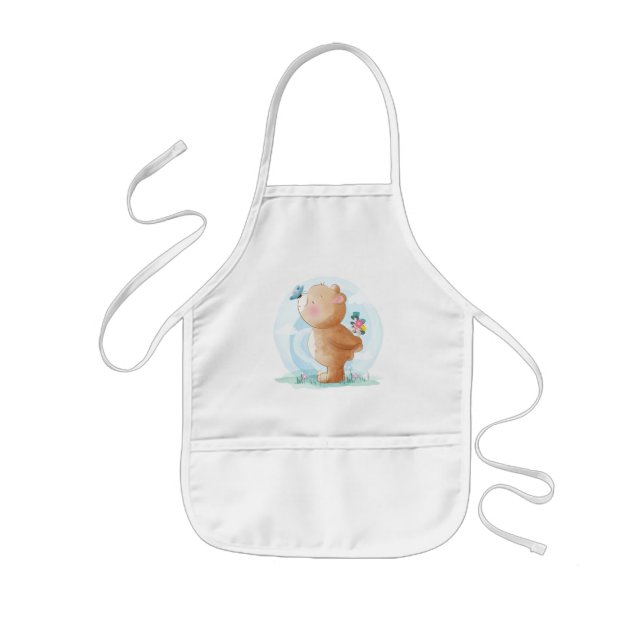Cute Bear Kids' Apron (Front)