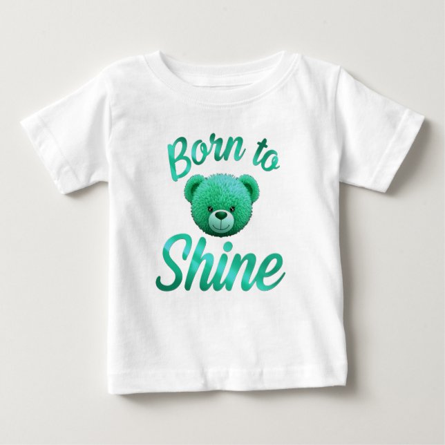Cute Bear Kids T-Shirt (Front)