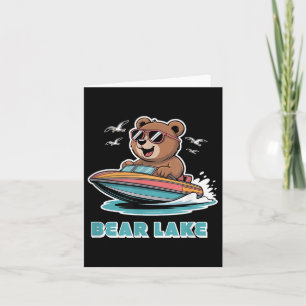 Cute Bear Lake Utah And Idaho For Adults And Kids Card