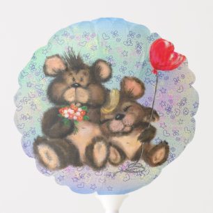 Cute Bear Love Balloon