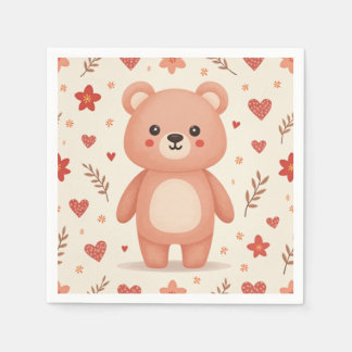 cute bear napkins