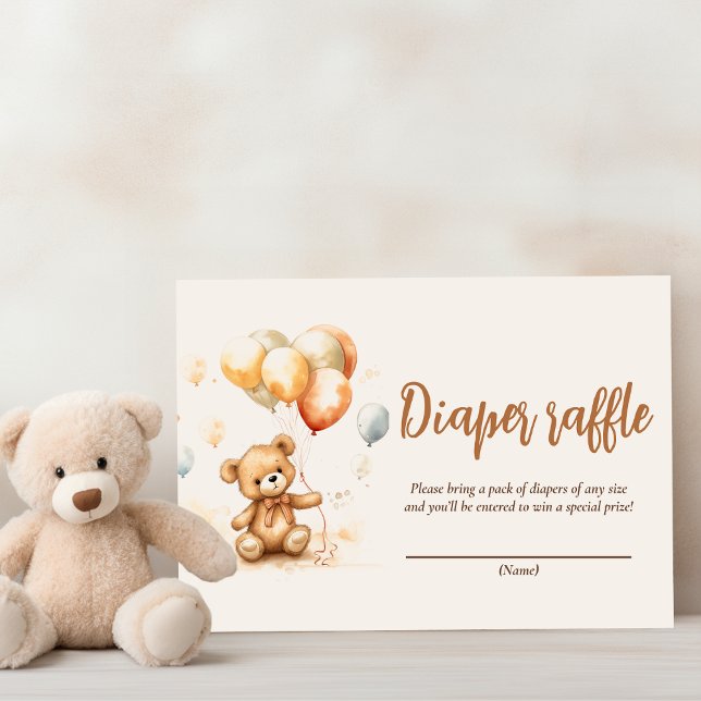 Cute Bear Neutral  Enclosure Card (Creator Uploaded)
