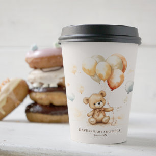 Cute Bear Neutral Paper Cups