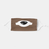 Cute Bear Nose Adult Cloth Face Mask (Front, Folded)