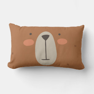 Cute Bear Nursery Kids Room Lumbar Pillow