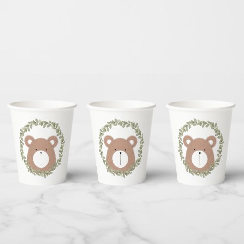 Cute Bear Paper Cups