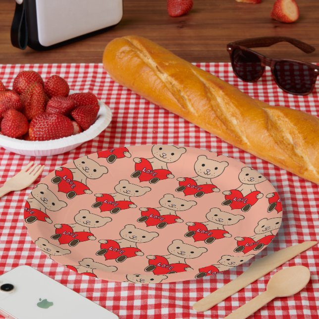 Cute Bear Paper Plates (Picnic)