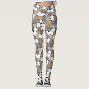 Cute Bear Pattern Leggings