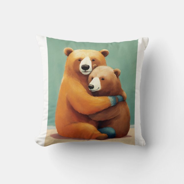 cute bear pillow (Front)