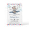 Cute Bear Plane Adventure Begins Boy Baby Shower 