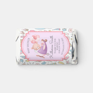 Cute bear plane Baby Shower Chocolate Hershey's Miniatures