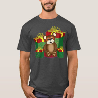 Cute Bear Presents Gifts Boys Girls Holiday Merch T-Shirt