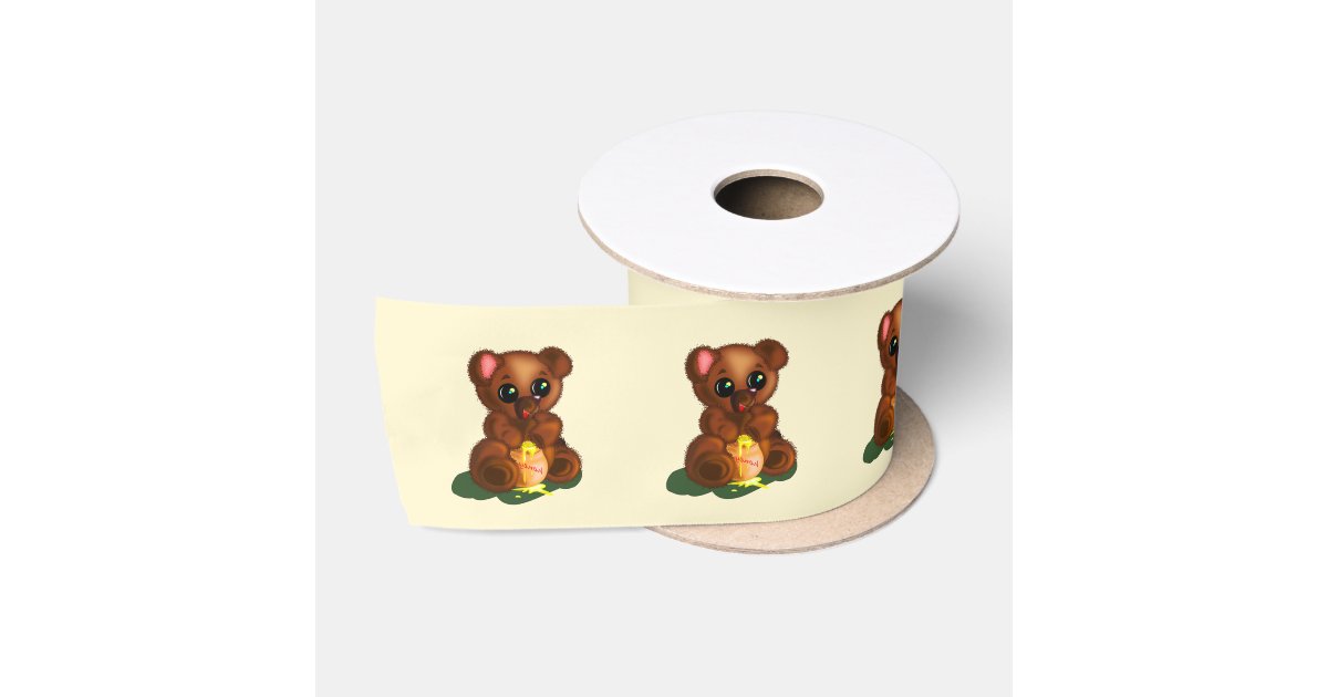 Cute Bear Ribbon | Zazzle