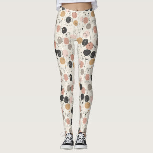 Cute Bear - Soft Pastel Woodland (3) Leggings