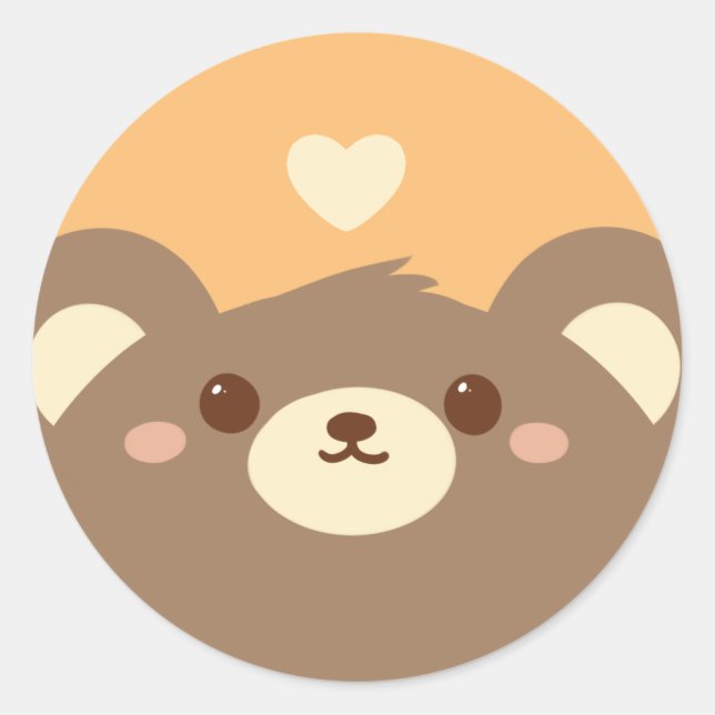 Cute Bear Sticker (Front)