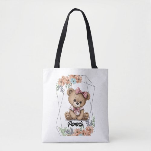  Cute bear Tote bag